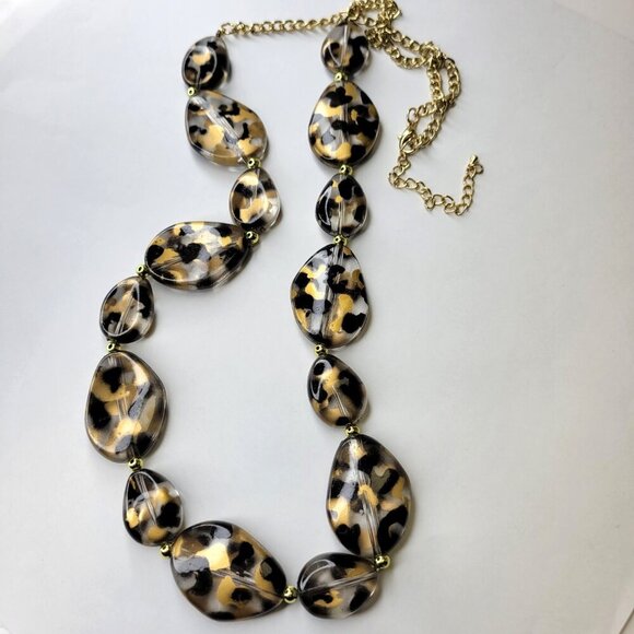 Casual Animal Print Beaded Long Necklace - Picture 7 of 8